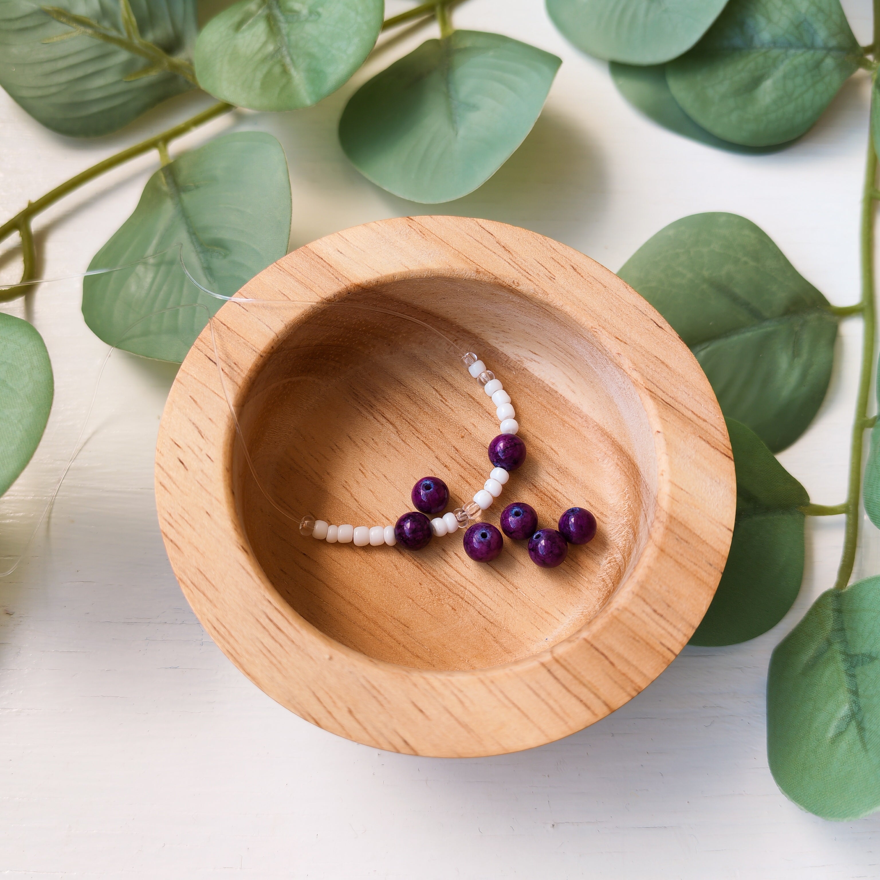 Purple Mosaic - Extra Beads