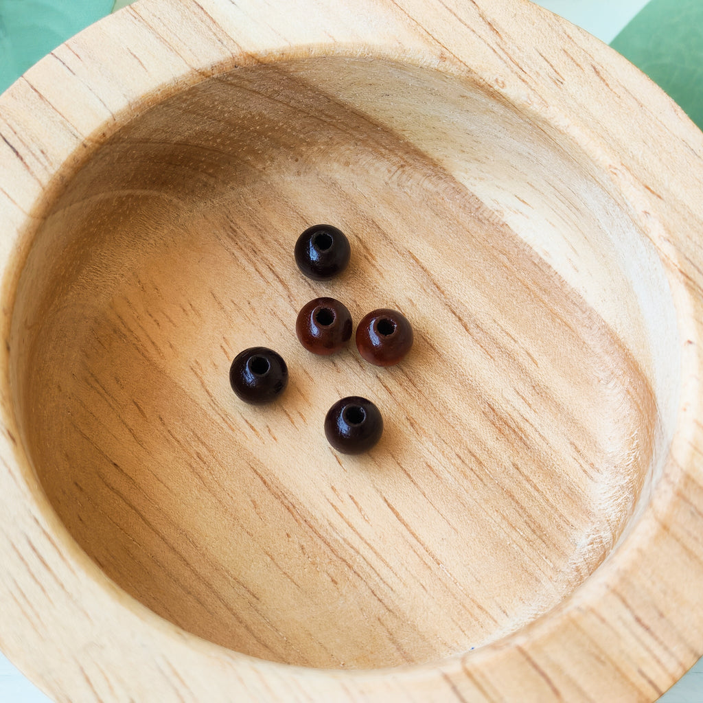 Wooden Burgundy - Extra Beads