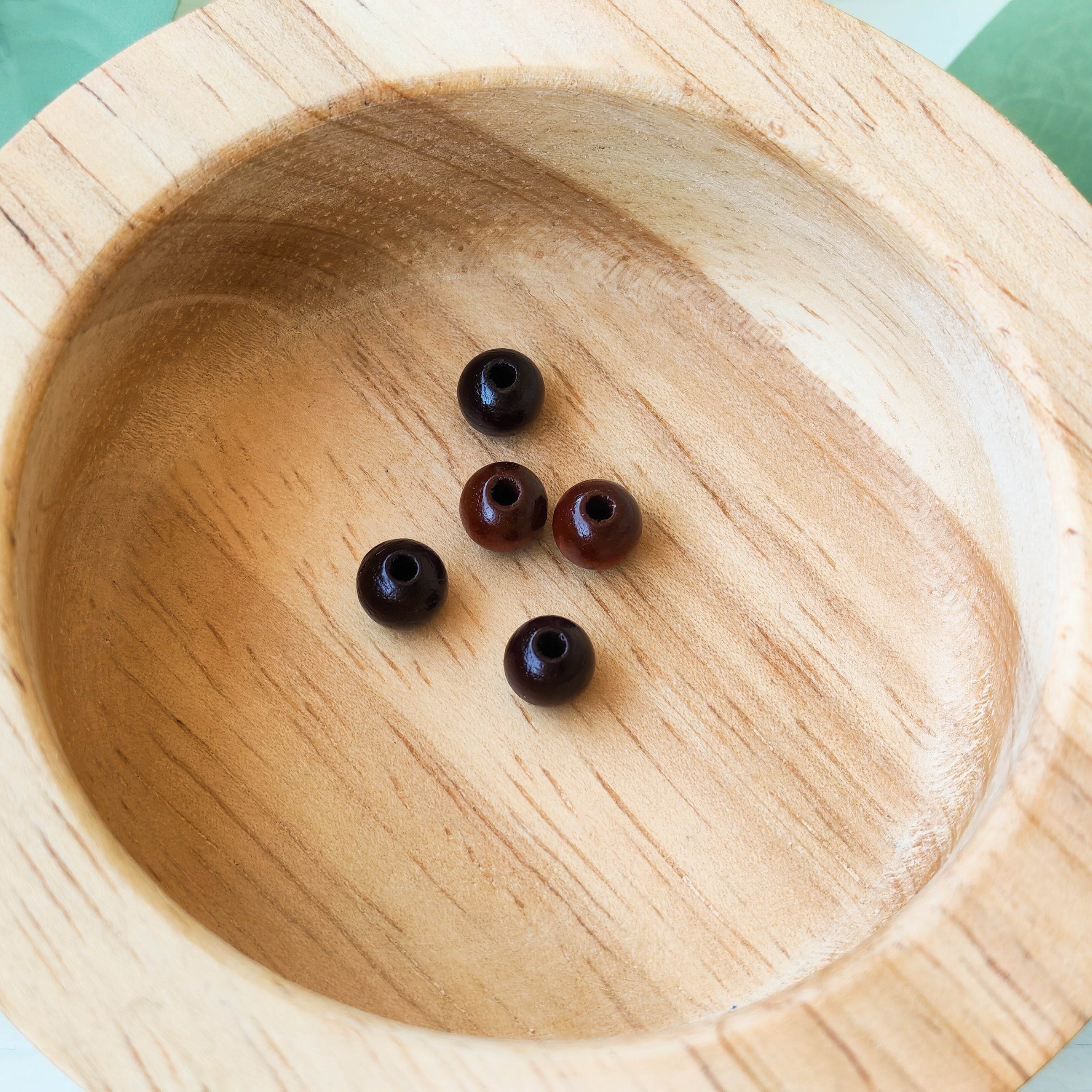Wooden Burgundy - Extra Beads