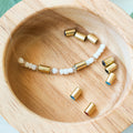 Gold Tubes - Extra Beads