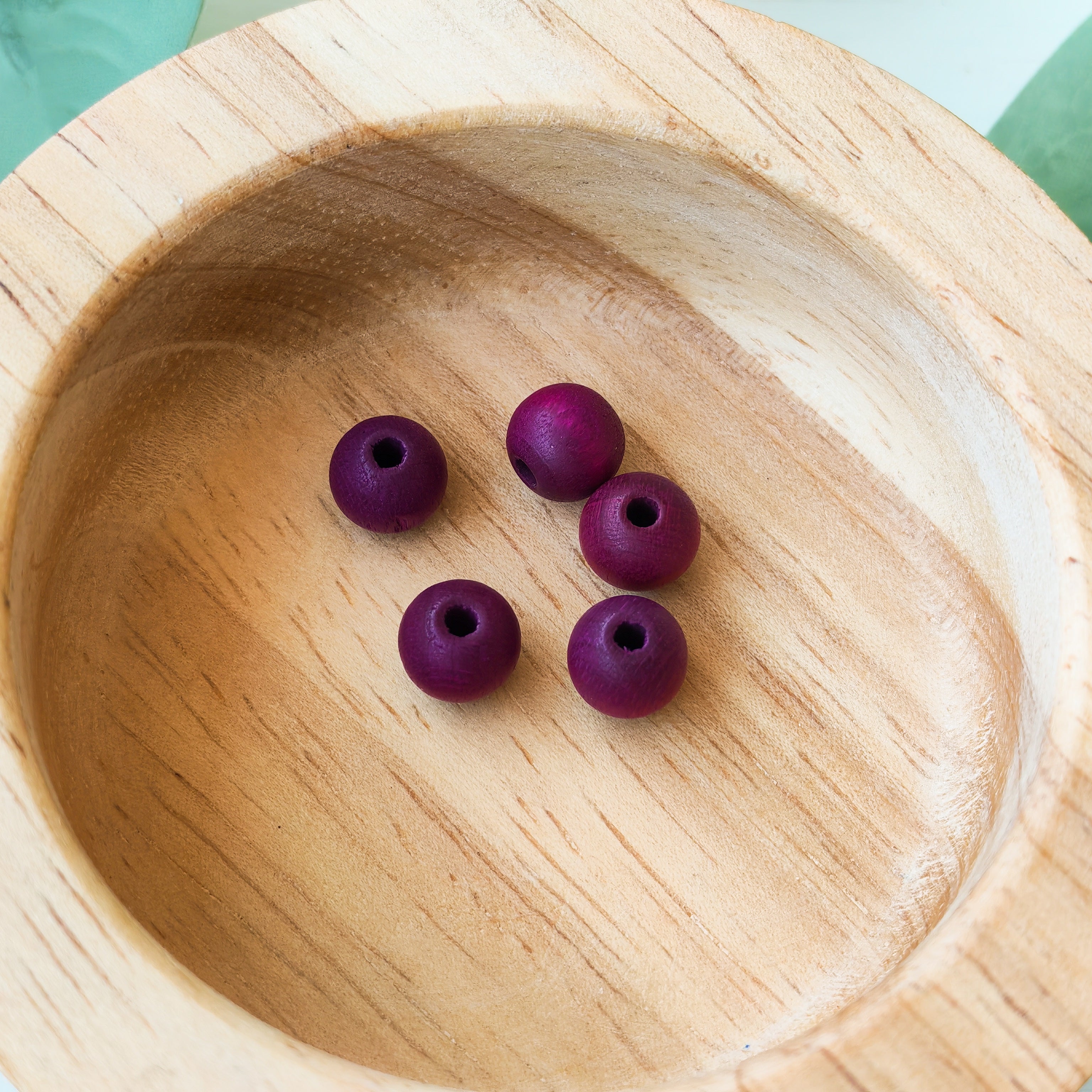 Wooden Purple - Extra Beads