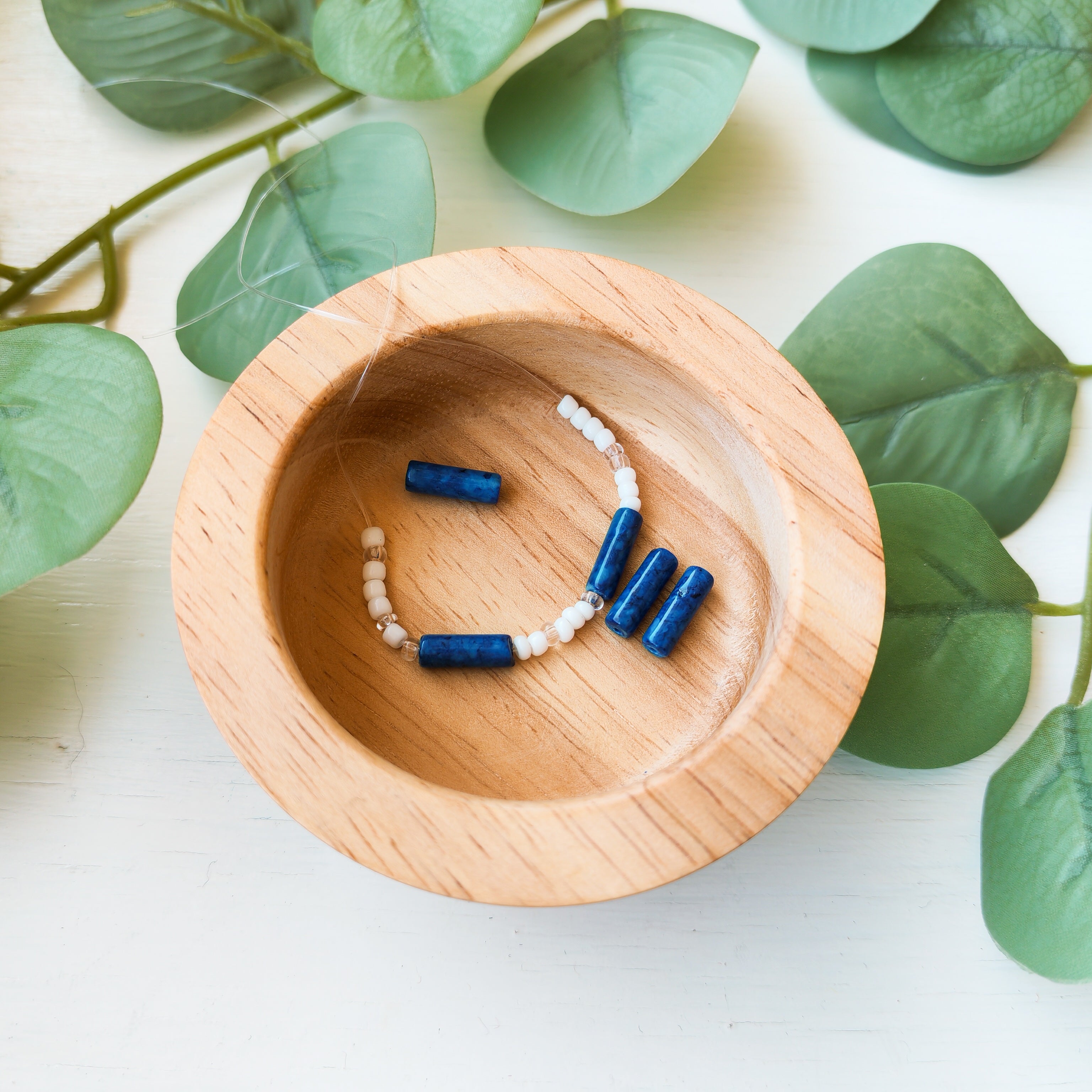 Navy Mosaic - Extra Beads