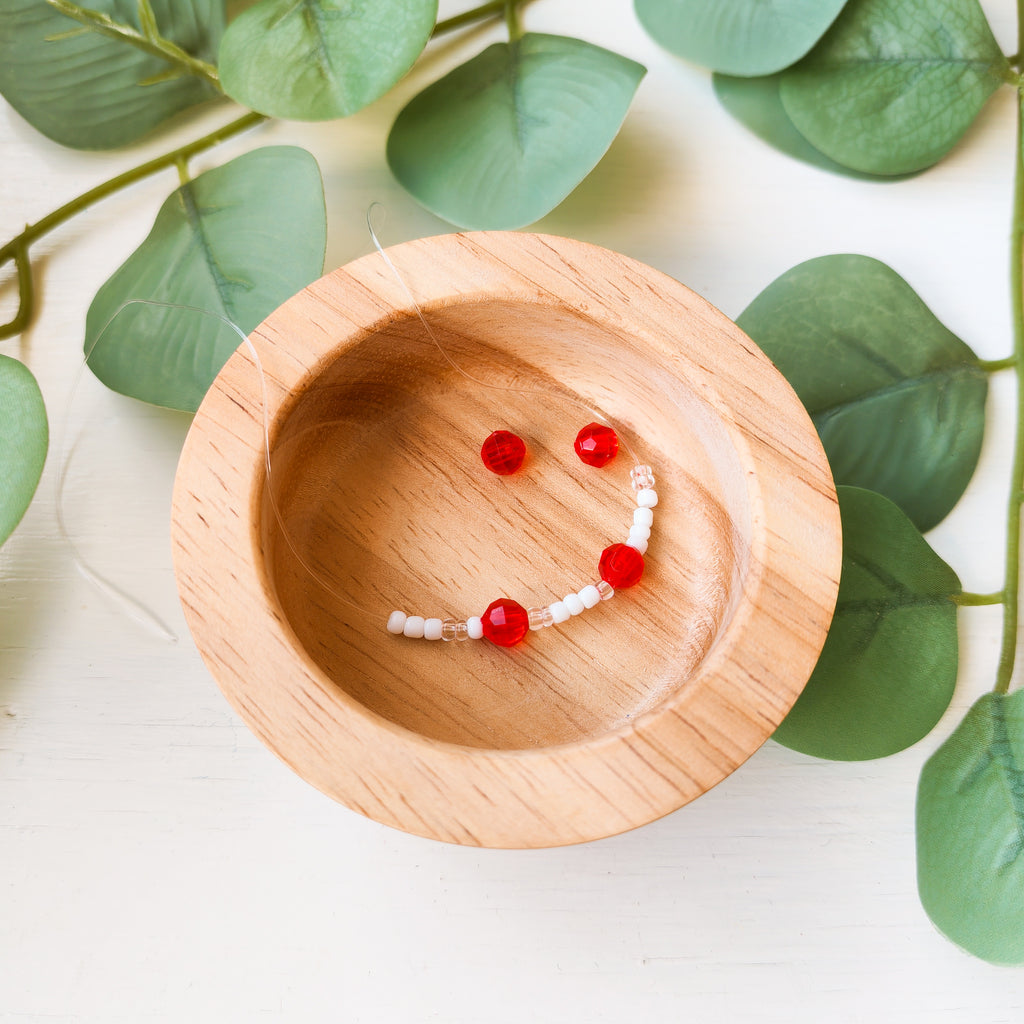 Red Faceted - Extra Beads