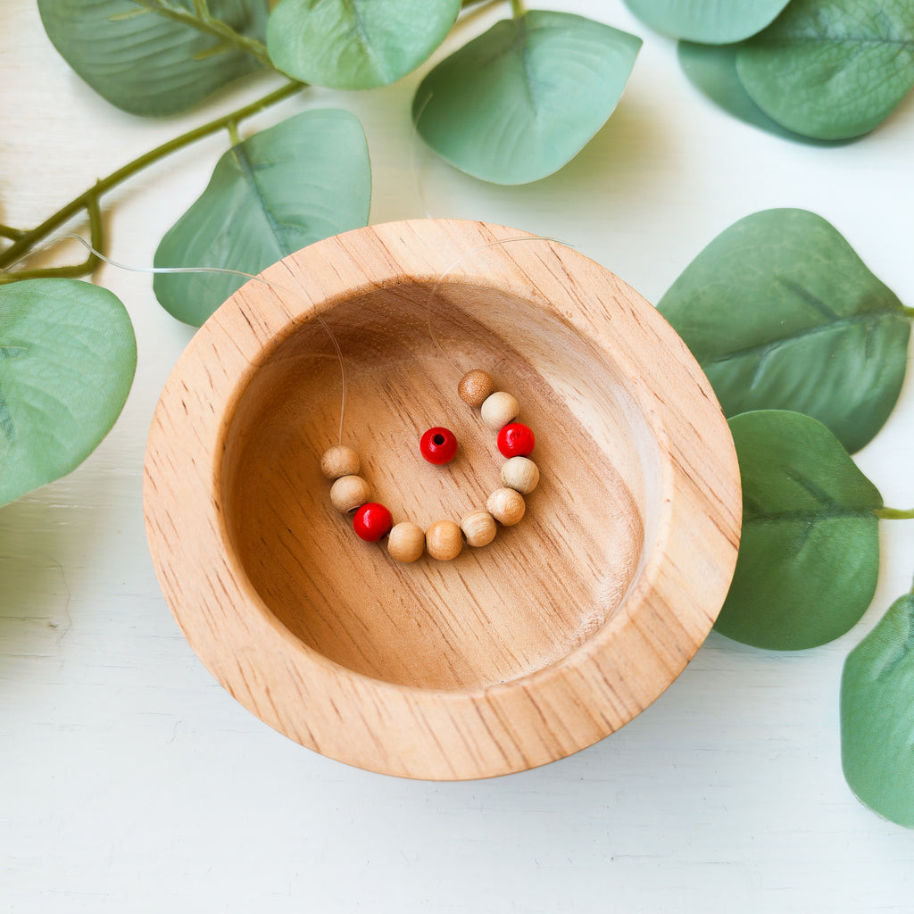 Wooden Red - Extra Beads