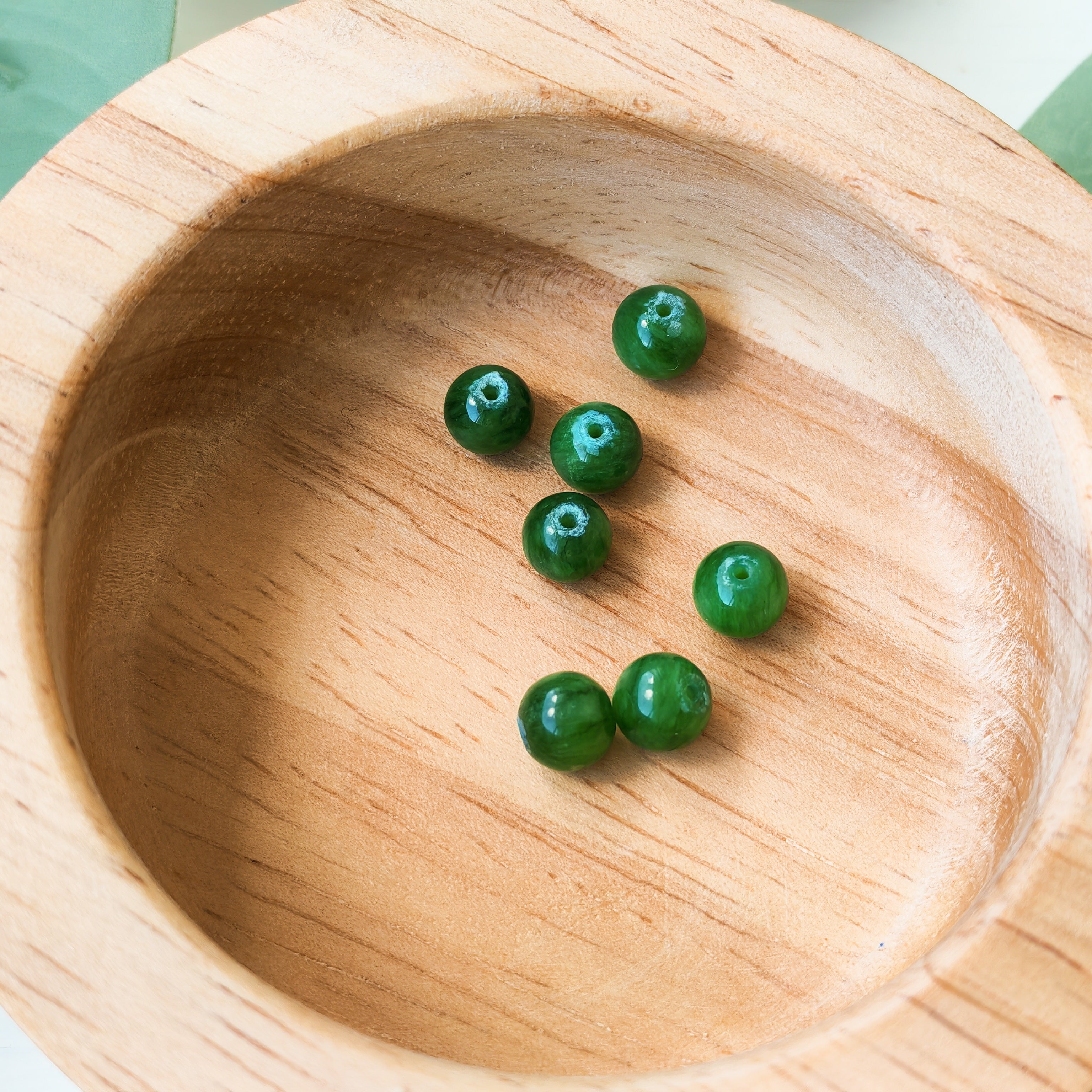 Green Mosaic - Extra Beads