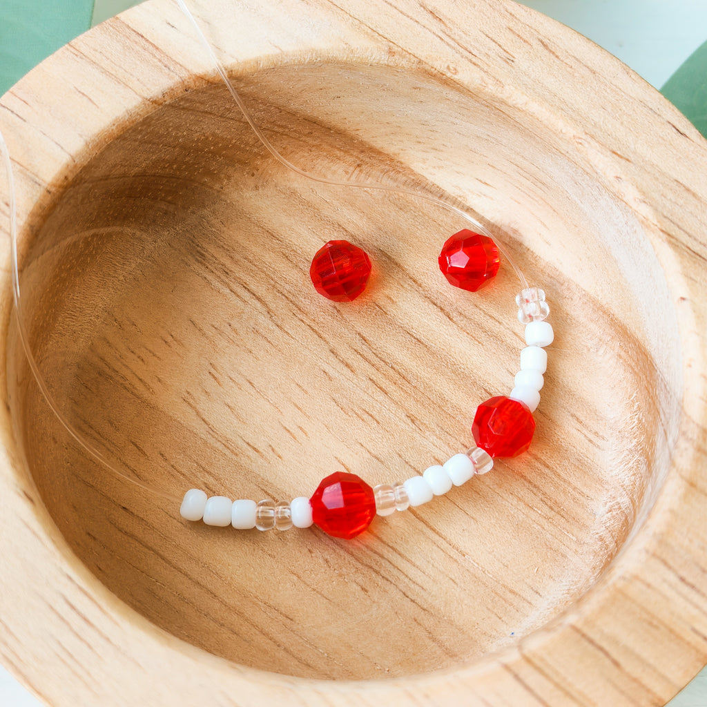 Red Faceted - Extra Beads