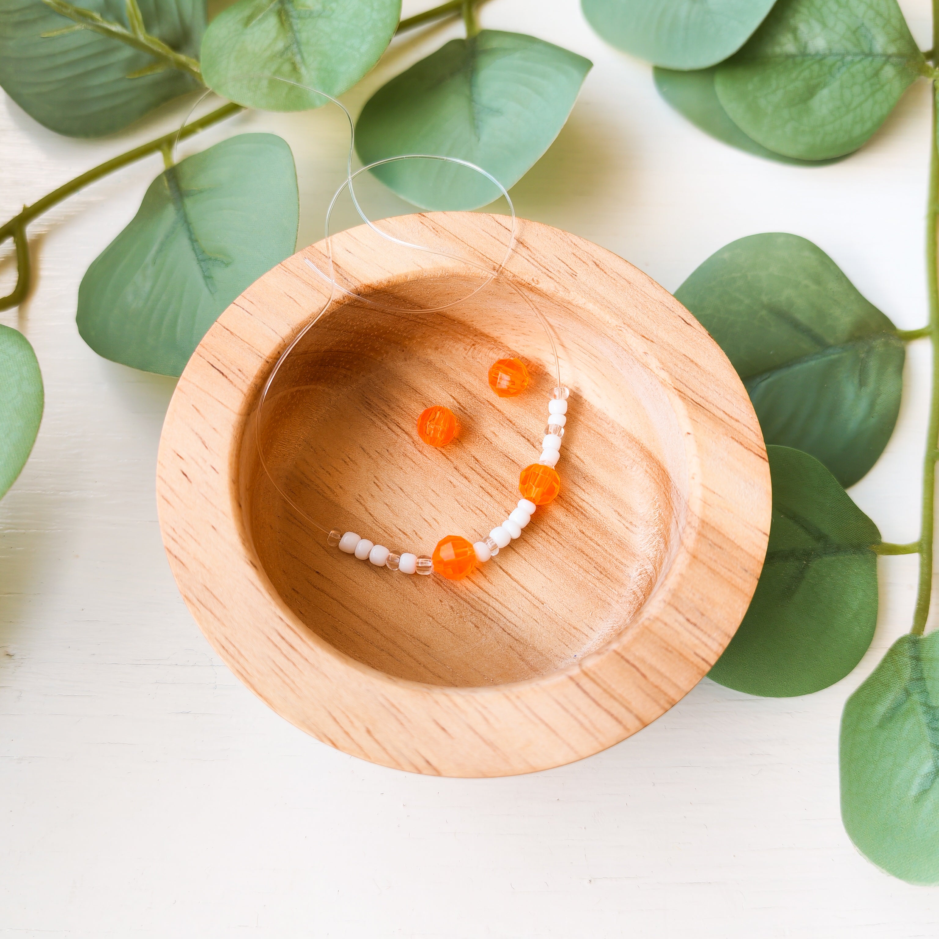 Orange Faceted - Extra Beads