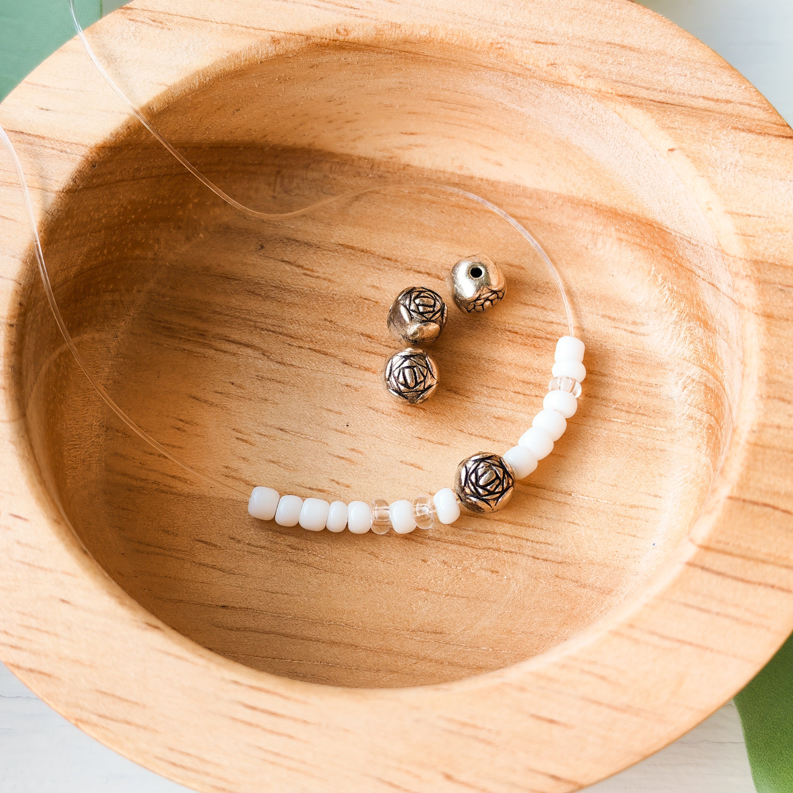 Metal Deco Roses - Extra Beads