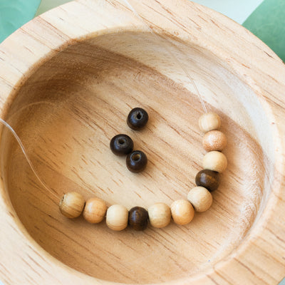 Wooden Brown - Extra Beads