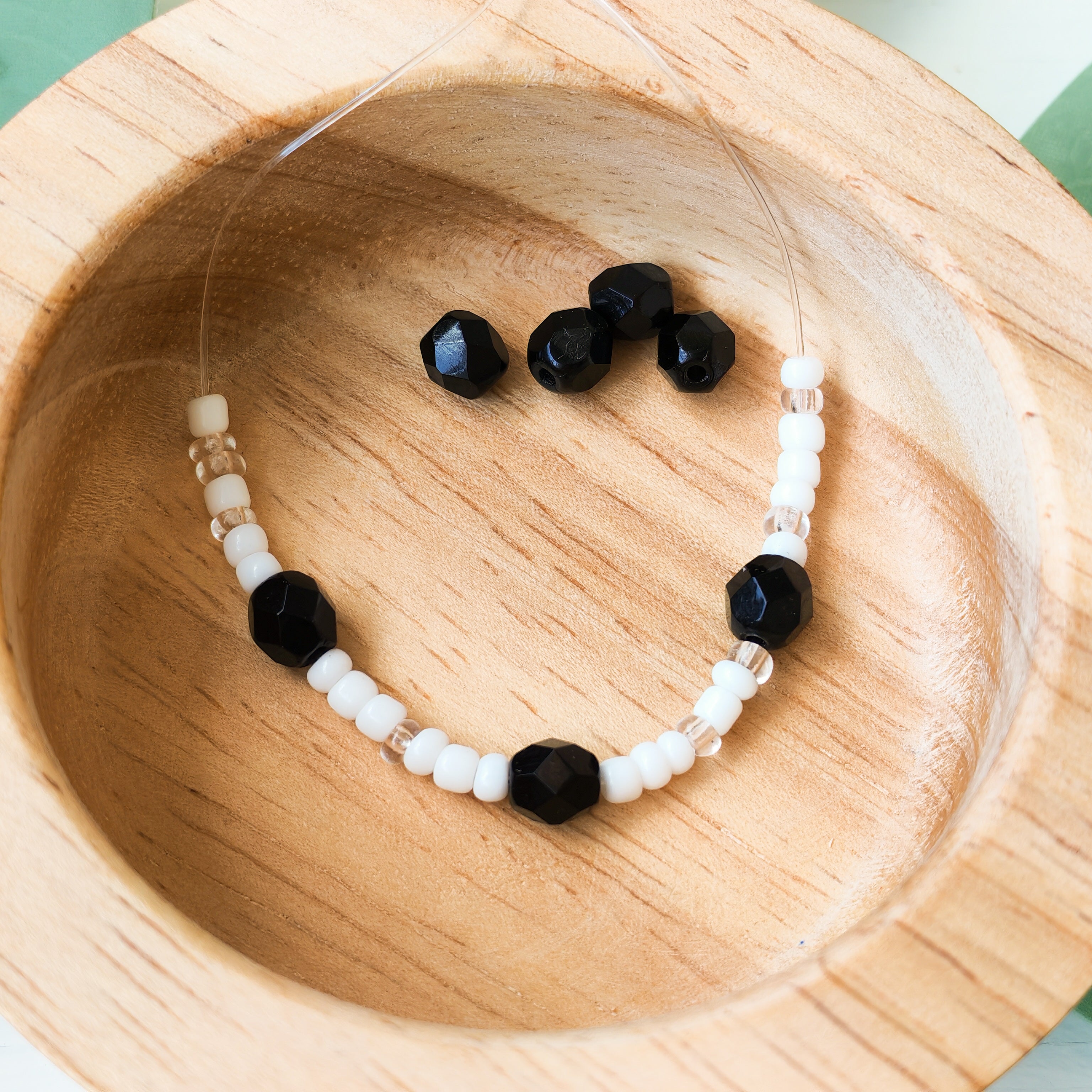 Black Faceted - Extra Beads
