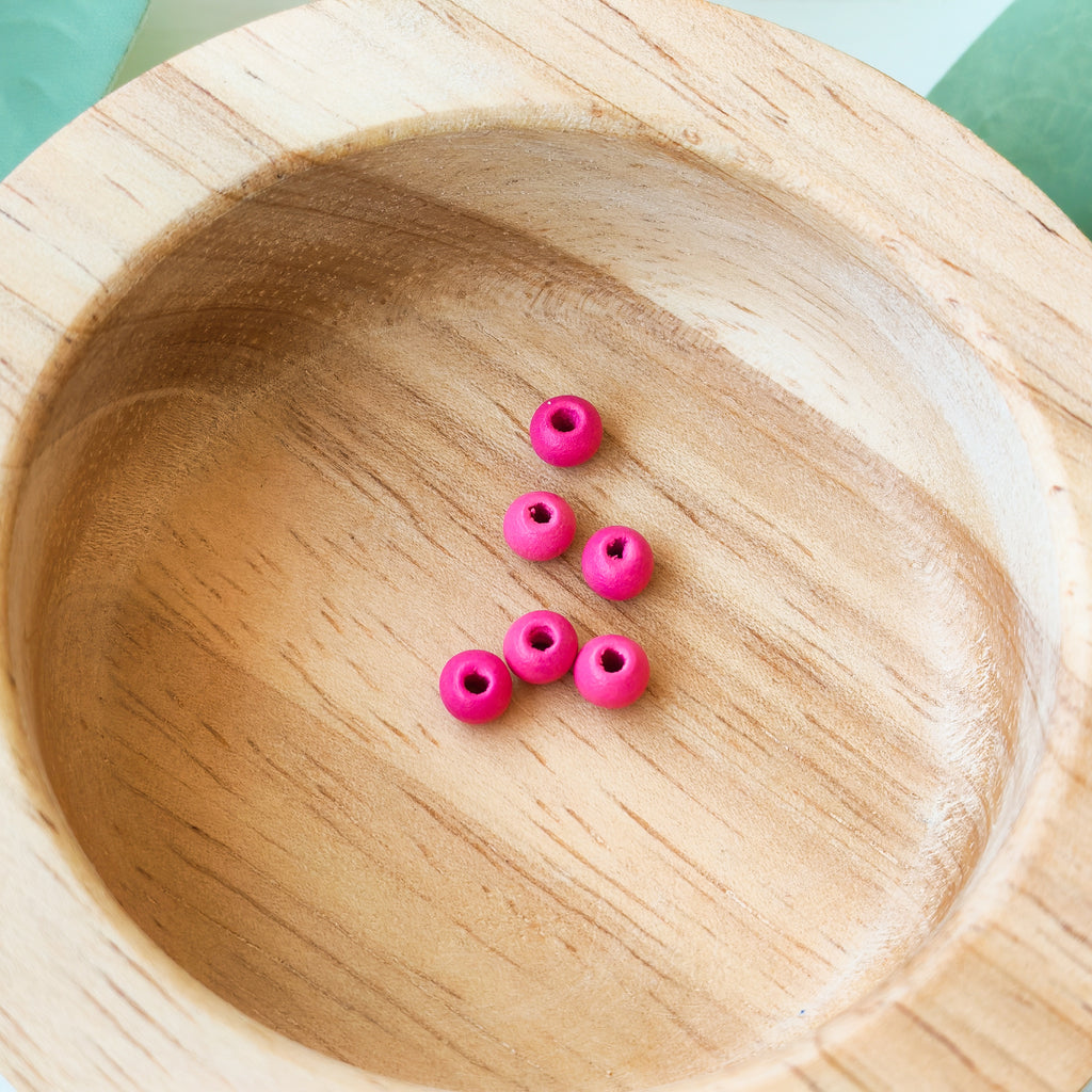 Wooden Pink - Extra Beads