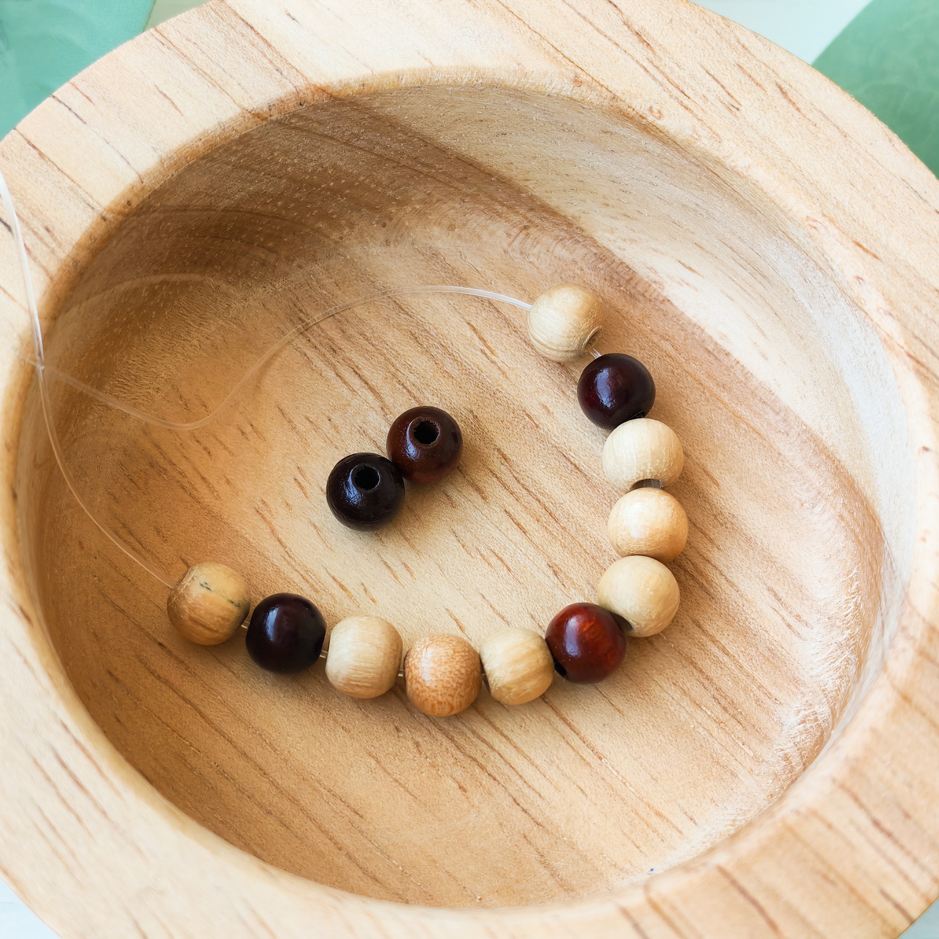 Wooden Burgundy - Extra Beads