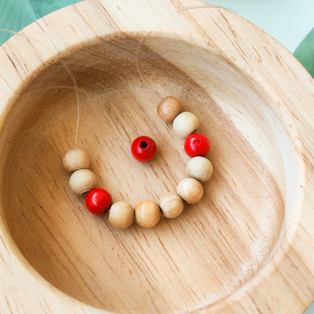 Wooden Red - Extra Beads