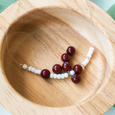 Red Mosaic - Extra Beads