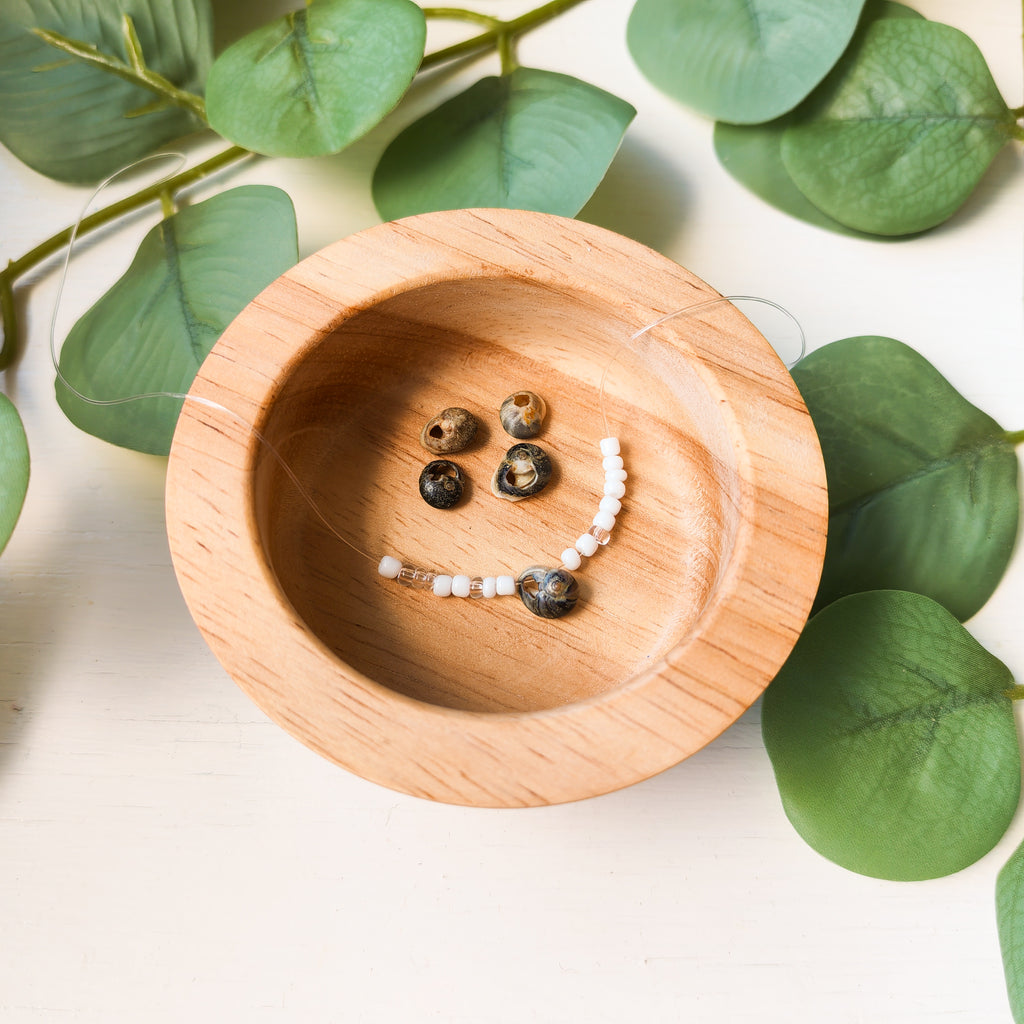 Natural Dark Shells  - Extra Beads