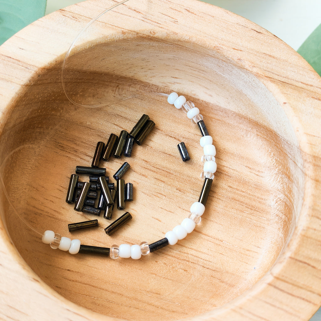 Dark Metalic Tubes - Extra Beads