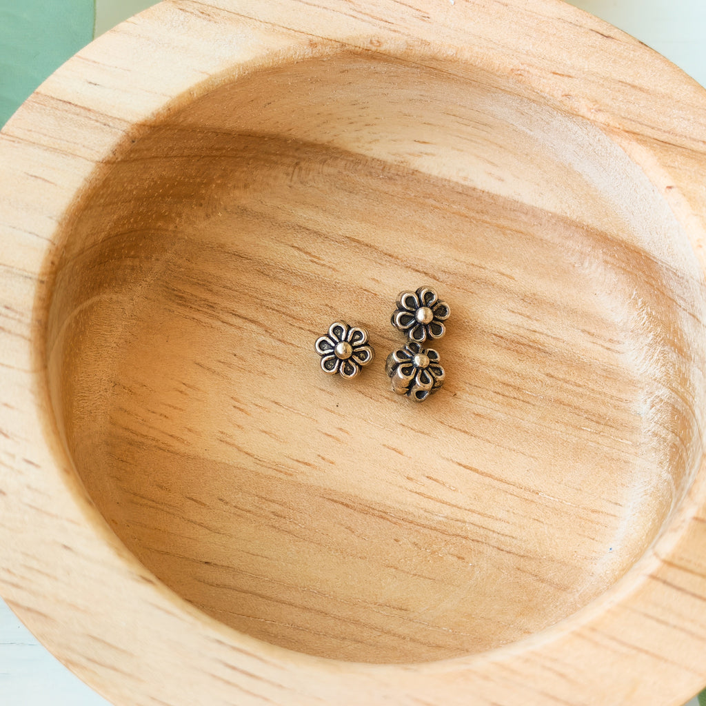Metal Deco Flowers - Extra Beads