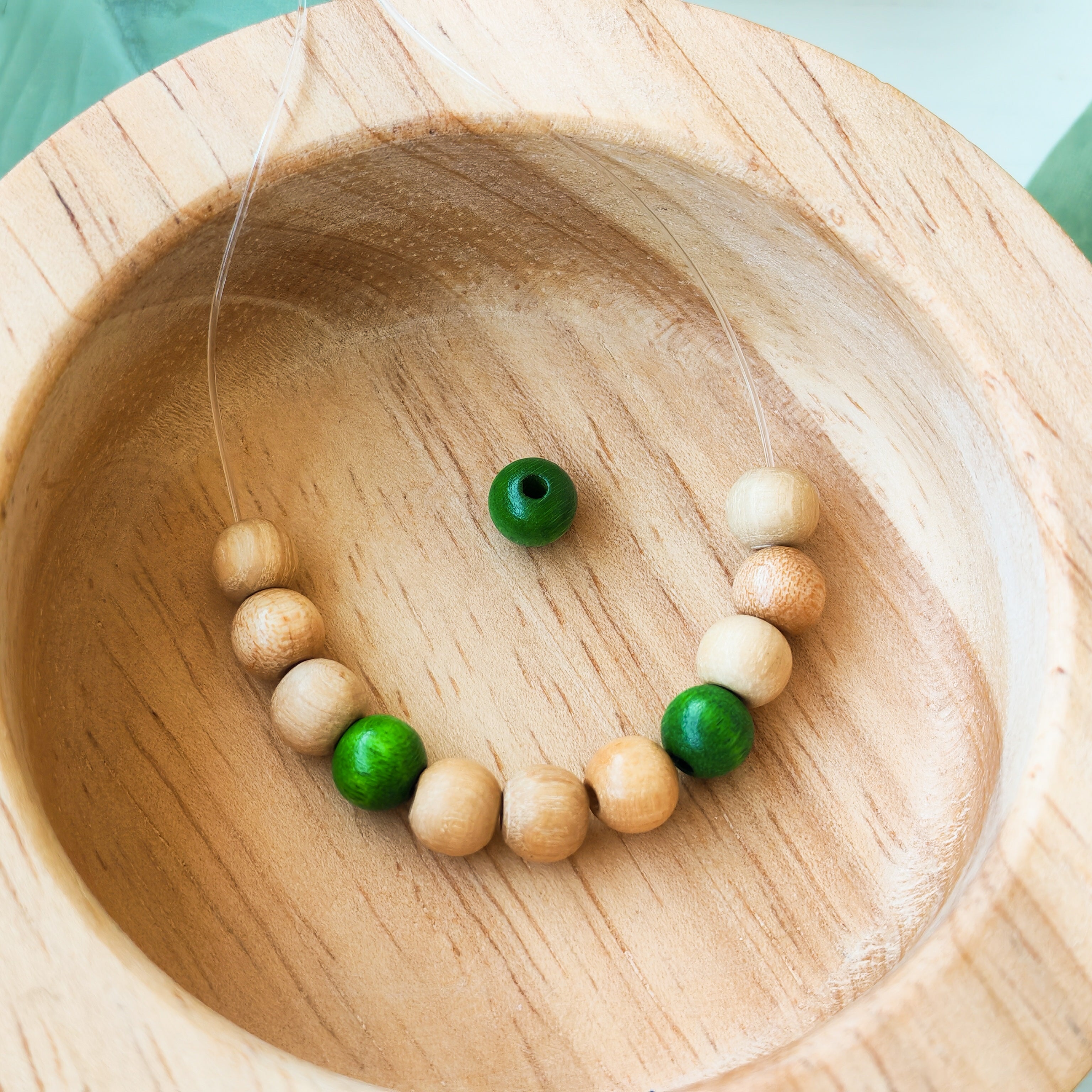 Wooden Green - Extra Beads