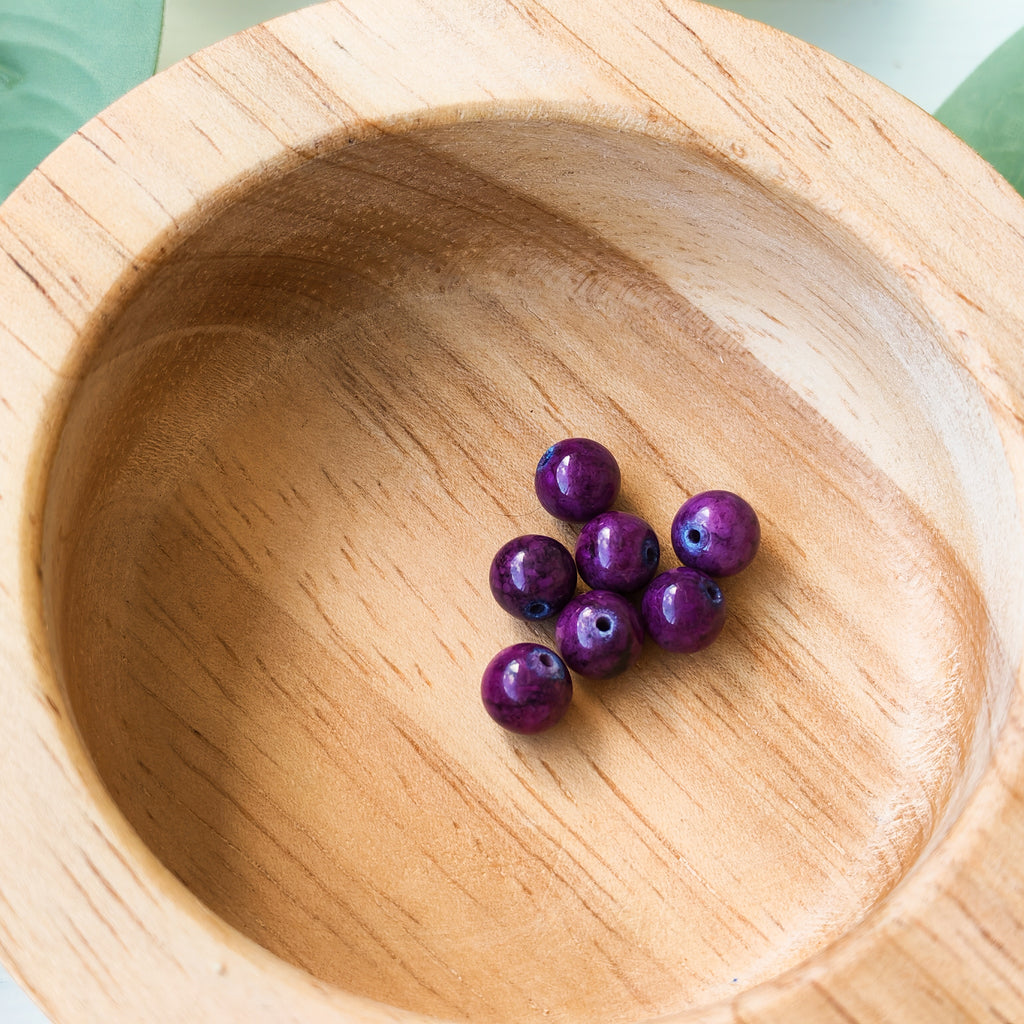 Purple Mosaic - Extra Beads