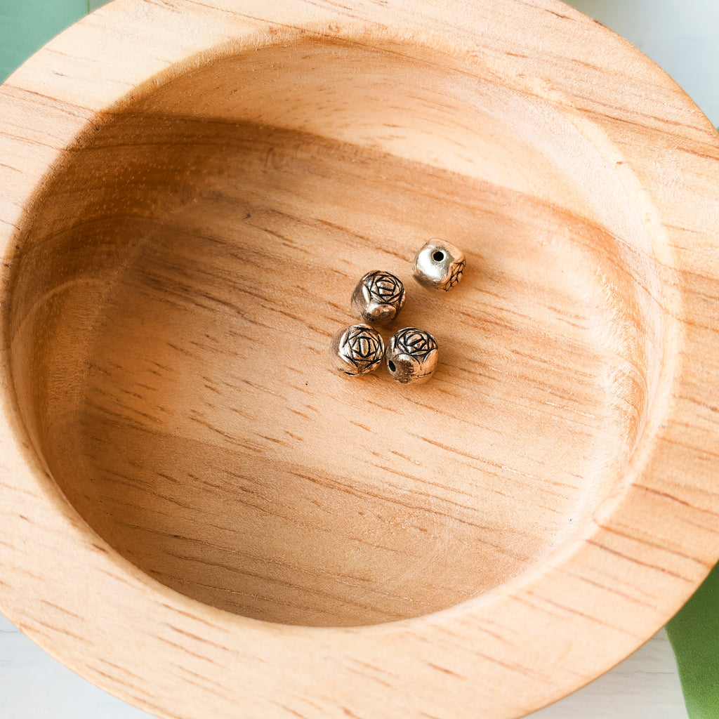 Metal Deco Roses - Extra Beads