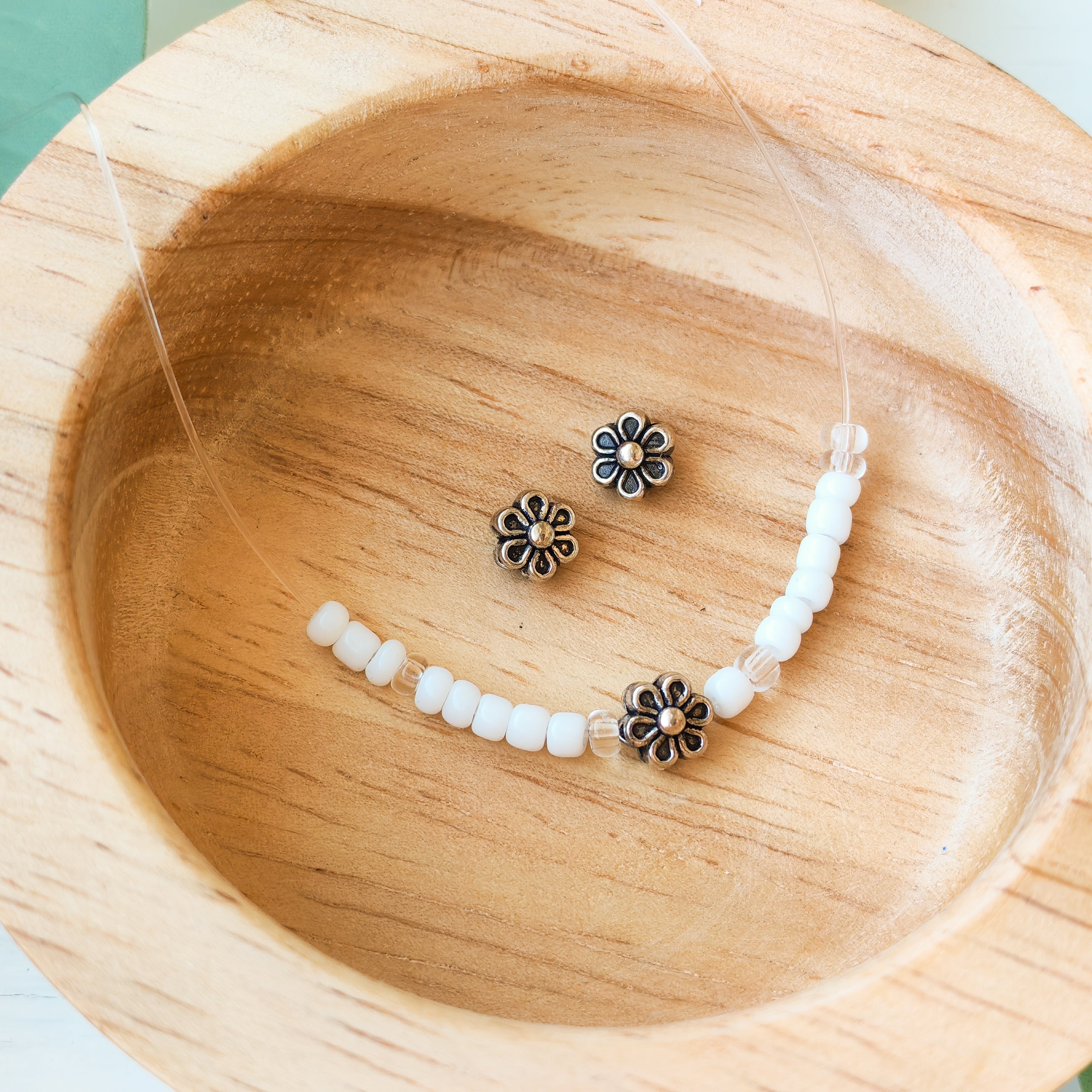 Metal Deco Flowers - Extra Beads